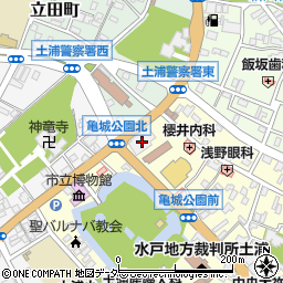 常陽銀行桜町支店周辺の地図