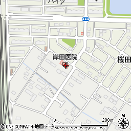 岸田医院周辺の地図