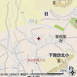 長野県諏訪郡下諏訪町東山田7351周辺の地図