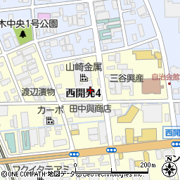 福井県福井市西開発4丁目411周辺の地図