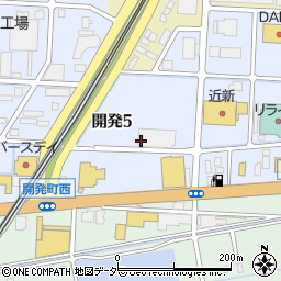 福井県福井市開発5丁目1406周辺の地図