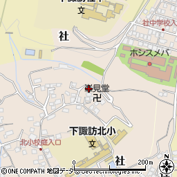 長野県諏訪郡下諏訪町東山田7209周辺の地図