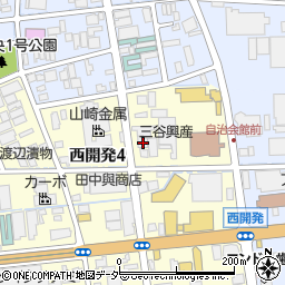 福井県福井市西開発4丁目216周辺の地図