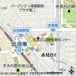 パークシティ鴻巣駅前プラザ第三２号棟周辺の地図