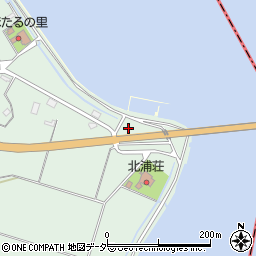 茨城県行方市山田825周辺の地図