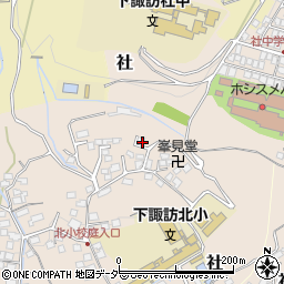 長野県諏訪郡下諏訪町東山田7215周辺の地図