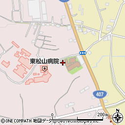 緑光会東松山病院友人館周辺の地図