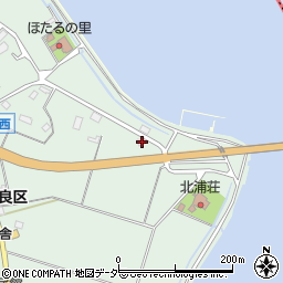 茨城県行方市山田827周辺の地図