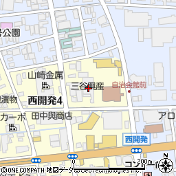 福井県福井市西開発4丁目207周辺の地図