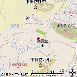 長野県諏訪郡下諏訪町東山田7220周辺の地図