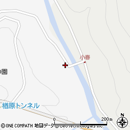 群馬県多野郡上野村楢原79周辺の地図