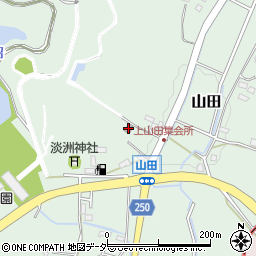 上山田集会所周辺の地図