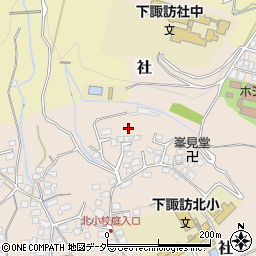 長野県諏訪郡下諏訪町東山田7339周辺の地図