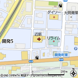 近新家具福井店周辺の地図