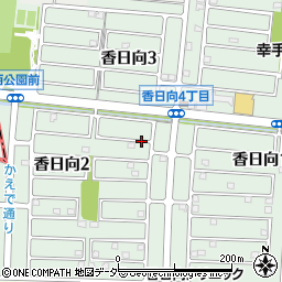 埼玉県幸手市香日向周辺の地図