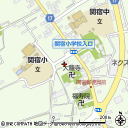 千葉県野田市関宿台町304周辺の地図
