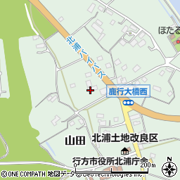 茨城県行方市山田2586周辺の地図