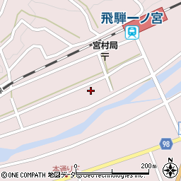 岐阜県高山市一之宮町駅前402周辺の地図