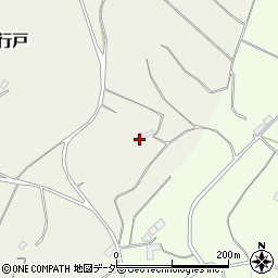 茨城県行方市行戸723周辺の地図