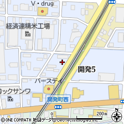 福井県福井市開発5丁目808周辺の地図