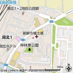 クックＹ土浦店周辺の地図