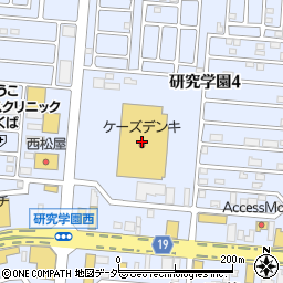 パソコンクリニック・つくば研究学園店内店周辺の地図