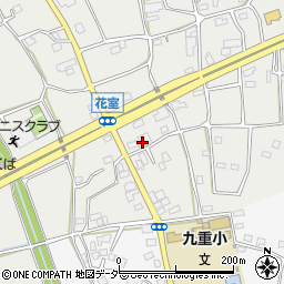 茨城県つくば市花室989周辺の地図