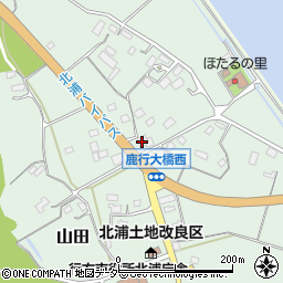 茨城県行方市山田1145周辺の地図