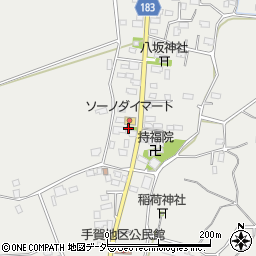 茨城県行方市手賀241周辺の地図