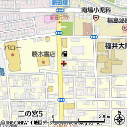 あおい商事株式会社モトーレン福井　ミニ福井周辺の地図