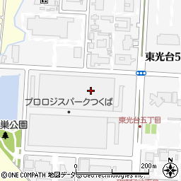 茨城県つくば市東光台周辺の地図