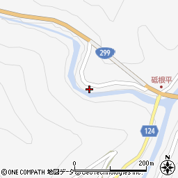 群馬県多野郡上野村楢原1401周辺の地図