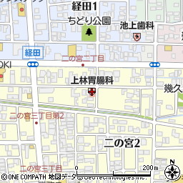 新田塚アークリハ二の宮周辺の地図