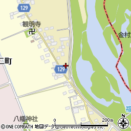 茨城県常総市福二町乙24-1周辺の地図