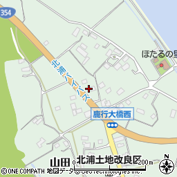 茨城県行方市山田2574周辺の地図