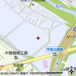 茨城県土浦市佐野子周辺の地図