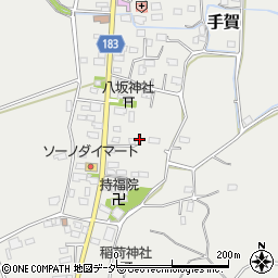 茨城県行方市手賀2650周辺の地図