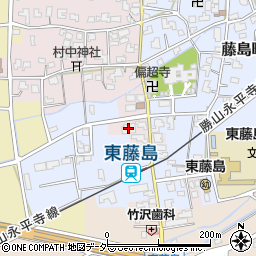 福井市東藤島公民館周辺の地図