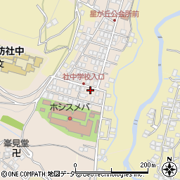 長野県諏訪郡下諏訪町星が丘周辺の地図