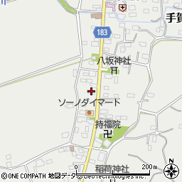 茨城県行方市手賀124周辺の地図
