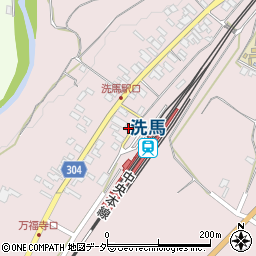 塩尻市消防団宗賀分団本部周辺の地図