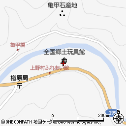 上野村役場　観光推進室周辺の地図