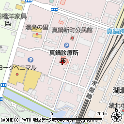 土浦協同病院附属真鍋診療所周辺の地図