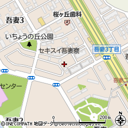 茨城県つくば市吾妻3丁目19周辺の地図