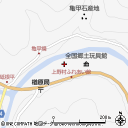 上野村　クラフトマンショップこかげ周辺の地図