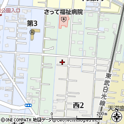 埼玉県幸手市西2丁目20周辺の地図