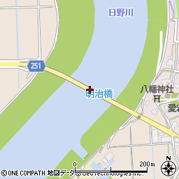 明治橋周辺の地図