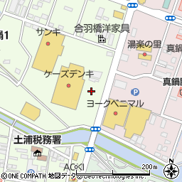 水戸信用金庫土浦支店周辺の地図
