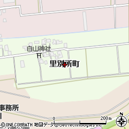 福井県福井市里別所町周辺の地図