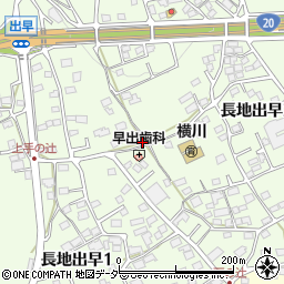 長野県岡谷市長地横川周辺の地図
